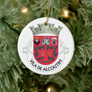 Wapen van Alcoutim, Portugal Keramisch Ornament
