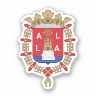 Wapen van Alicante, Spanje Sticker