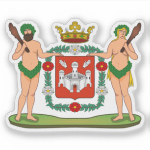 Wapen van Antwerpen, België Sticker