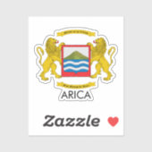 Wapen van Arica, Chili Sticker (Vel)