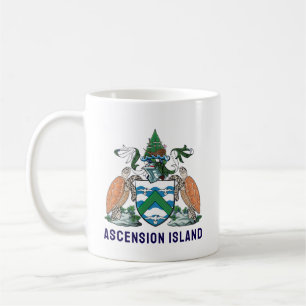 Wapen van Ascension Island Koffiemok