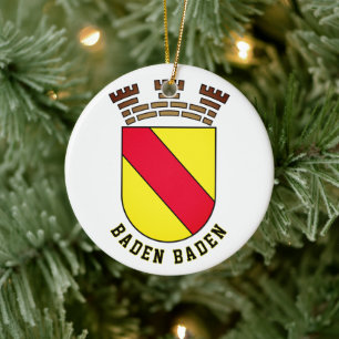 Wapen van Baden Baden - DUITSLAND Keramisch Ornament