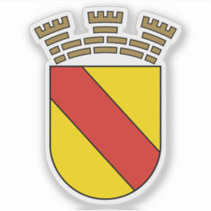 Wapen van Baden-Baden, Duitsland Sticker