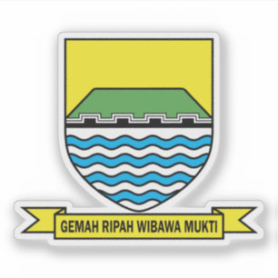 Wapen van Bandung, Indonesië Sticker