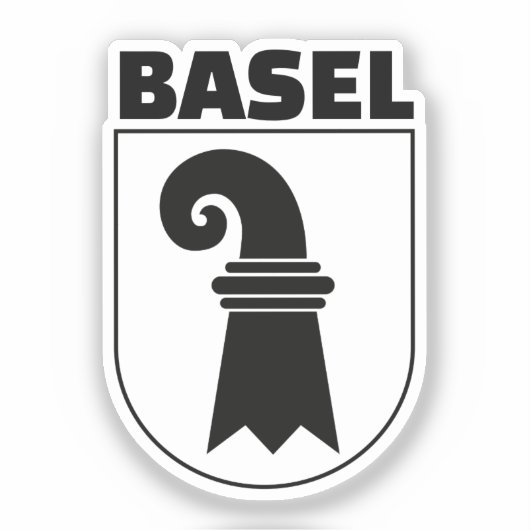 Wapen van Bazel Sticker (Voorkant)