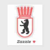 Wapen van Berlijn (1935) Sticker (Vel)