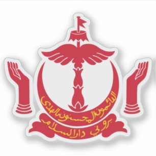 Wapen van Brunei Sticker