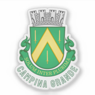 Wapen van Campina Grande, Paraíba - BR Sticker