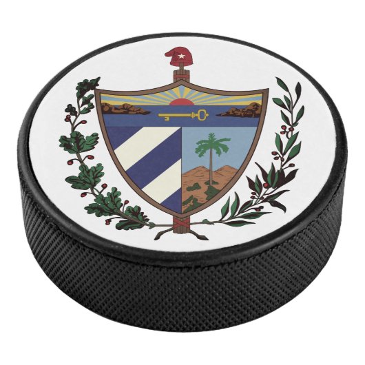 Wapen van Cuba Hockey Puck (3/4)