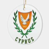 Wapen van Cyprus Keramisch Ornament (Links)