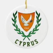 Wapen van Cyprus Keramisch Ornament (Achterkant)