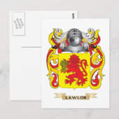 Wapen van de advocaat (familiewapen) briefkaart (Voorkant / Achterkant)