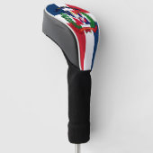 wapen van de Dominicaanse Republiek Golfheadcover (Schuin)