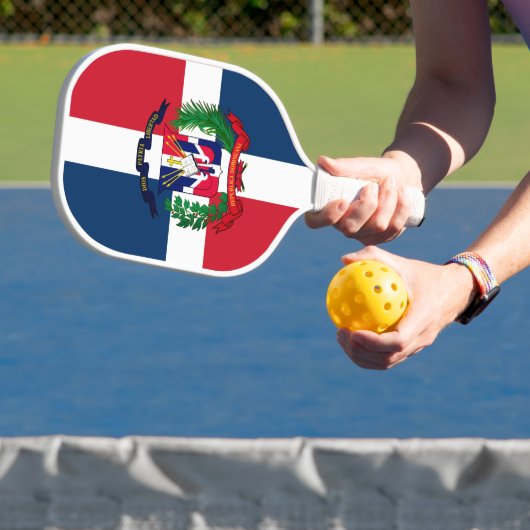 wapen van de Dominicaanse Republiek Pickleball Paddle (Insitu)