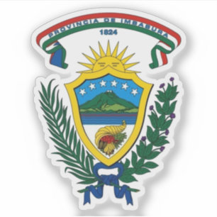 Wapen van de provincie Imbabura, Ecuador Sticker