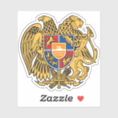 Wapen van de Republiek Armenië Sticker (Vel)