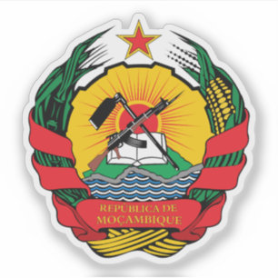 Wapen van de Republiek Mozambique Sticker