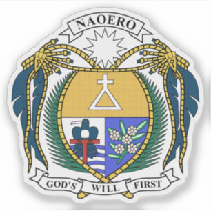 Wapen van de Republiek Nauru Sticker