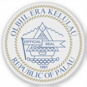 Wapen van de Republiek Palau Sticker