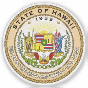 Wapen van de staat Hawaï Sticker