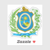 Wapen van de staat Pernambuco, Brazilië Sticker (Vel)
