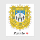 Wapen van de staat Zacatecas, Mexico Sticker (Vel)