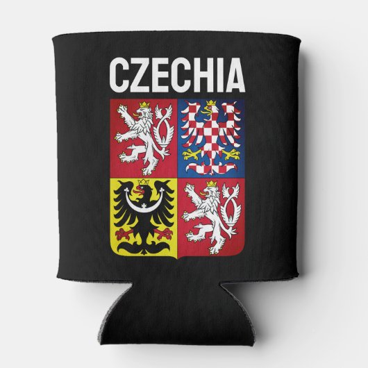 wapen van de Tsjechische Republiek Blikjeskoeler (Achterkant)