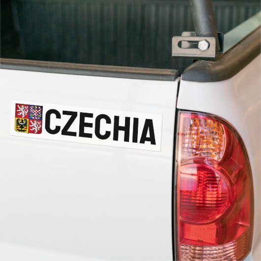wapen van de Tsjechische Republiek Bumpersticker (Op Truck)