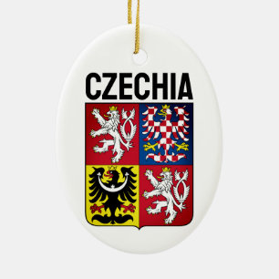 wapen van de Tsjechische Republiek Keramisch Ornament