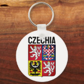 wapen van de Tsjechische Republiek Sleutelhanger (Voorkant)