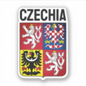 wapen van de Tsjechische Republiek Sticker (Voorkant)