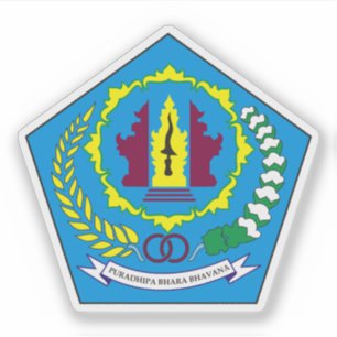 Wapen van Denpasar, Indonesië Sticker