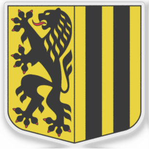 Wapen van Dresden, Duitsland Sticker