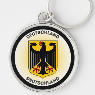 Wapen van Duitsland Cirkelvorm Sleutelhanger