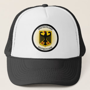 Wapen van Duitsland Cirkelvorm Trucker Pet