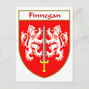 Wapen van Finnegan/familiewapen Briefkaart