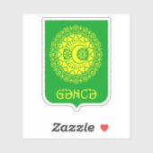 Wapen van Gəncə, Azerbeidzjan Sticker (Vel)
