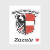 Wapen van Garmisch-Partenkirchen, Duitsland Sticker (Vel)