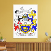 Wapen van Gillies Canvas Afdruk (Insitu (Woonkamer))