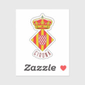Wapen van Girona Sticker (Vel)