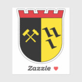 Wapen van Gladbeck, Duitsland Sticker (Vel)