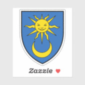 Wapen van Grandson, Zwitserland Sticker (Vel)