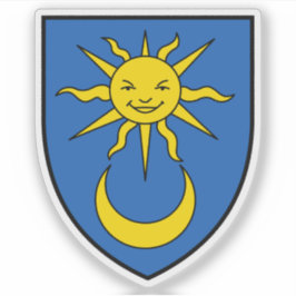 Wapen van Grandson, Zwitserland Sticker