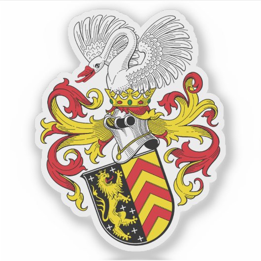 Wapen van Hanau, Duitsland Sticker (Voorkant)