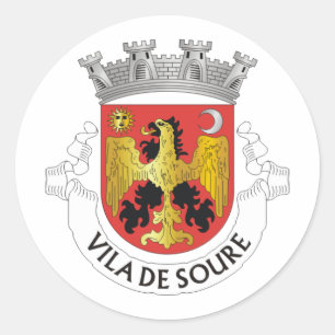 Wapen van herkomst, Portugal Ronde Sticker