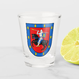 Wapen van het district Vilnius Shot Glas