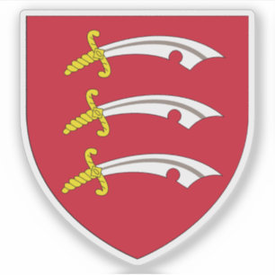 Wapen van het graafschap Essex, Engeland Sticker