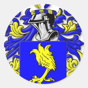 Wapen van Huebner Ronde Sticker