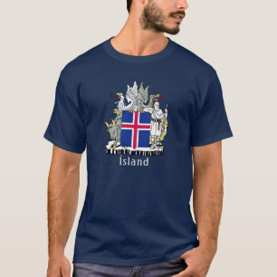 Wapen van IJsland T-shirt