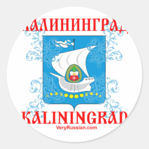 Wapen van Kaliningrad Ronde Sticker